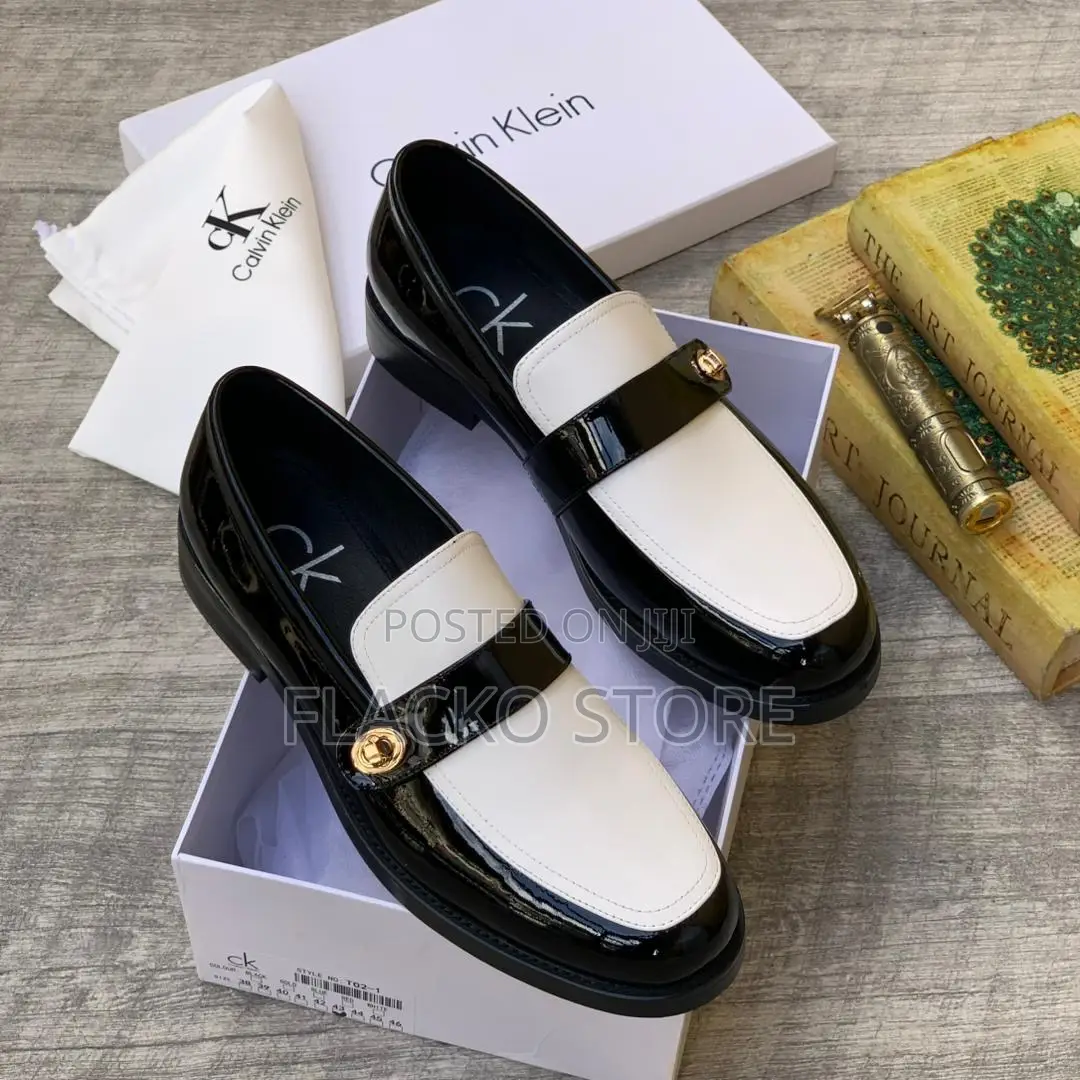 Original Calvin Klein Patent Loafers Shoes