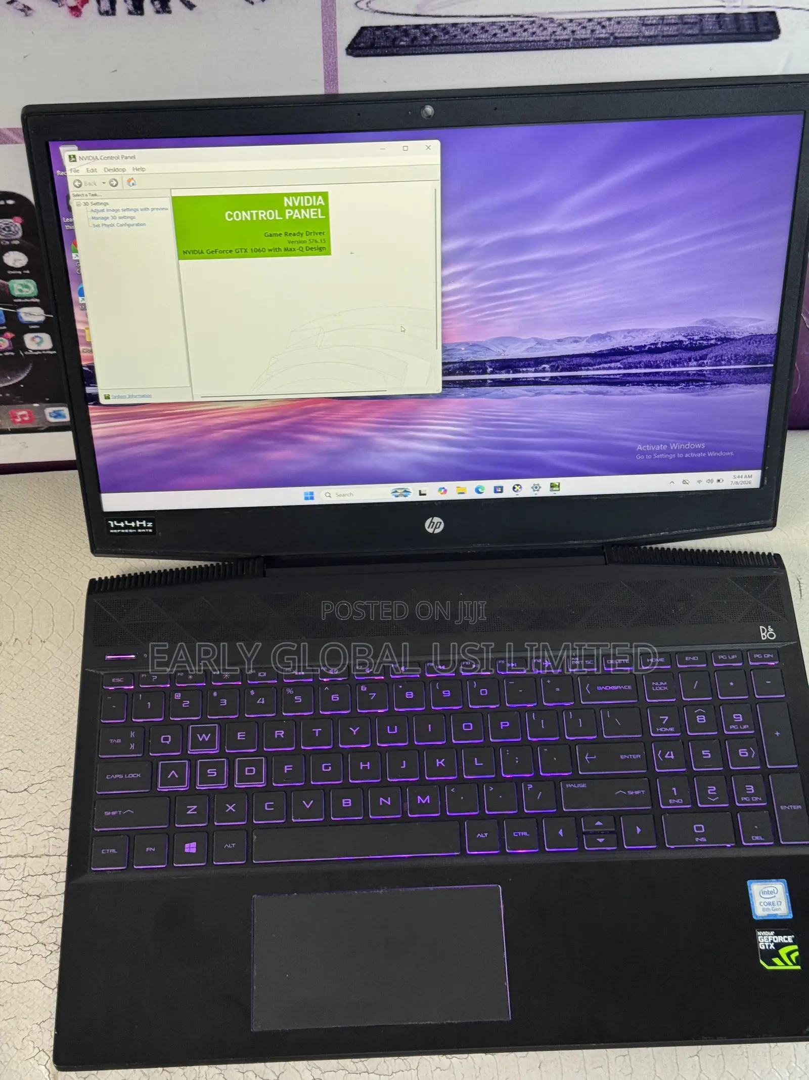 Laptop HP Pavilion Gaming Laptop 15-dk2xxx 16GB Intel Core i7 SSD 512GB