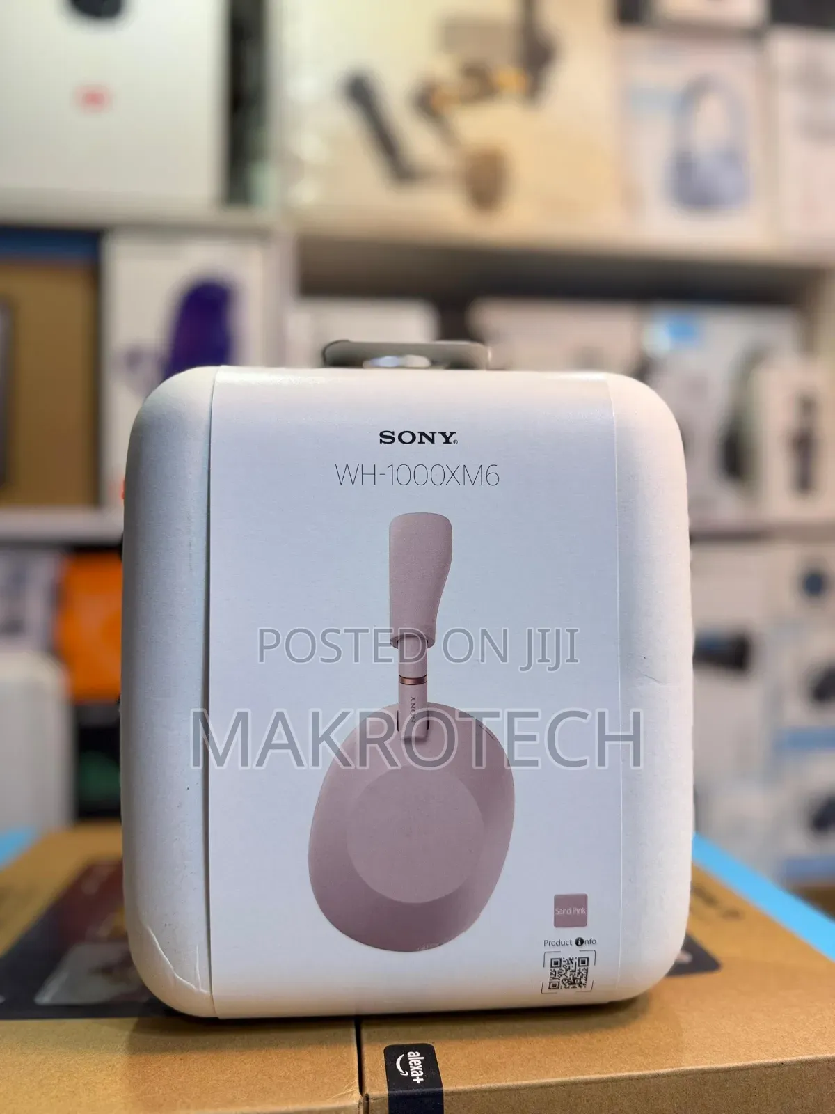 Sony Wh-1000xm6 Noise Canceling Wireless Headphones, Pink Colour