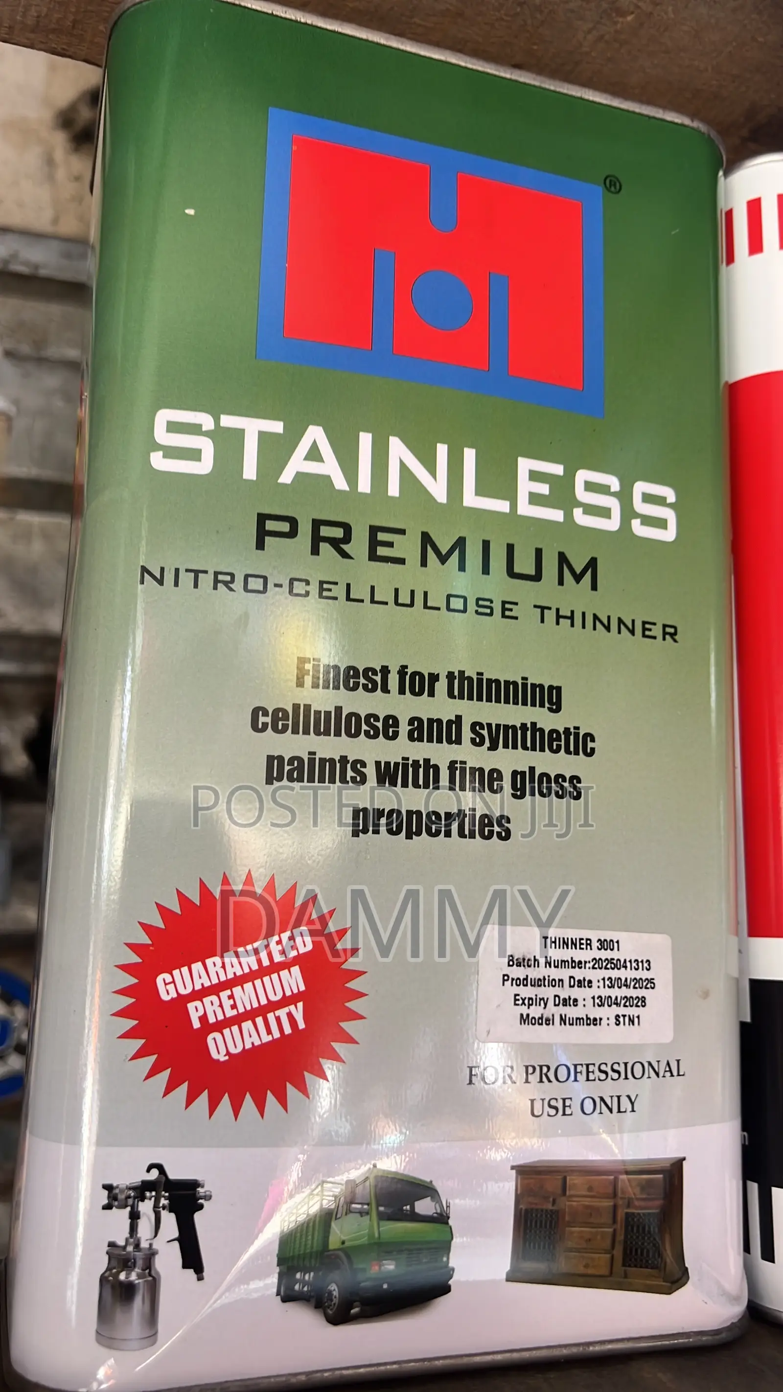 Stainless Premium Nitro-Cellulose Thinner