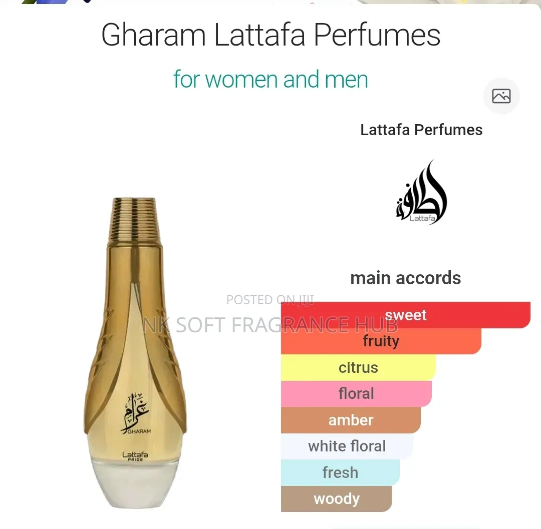 Gharam Perfume 100ml by Lattafa Pride