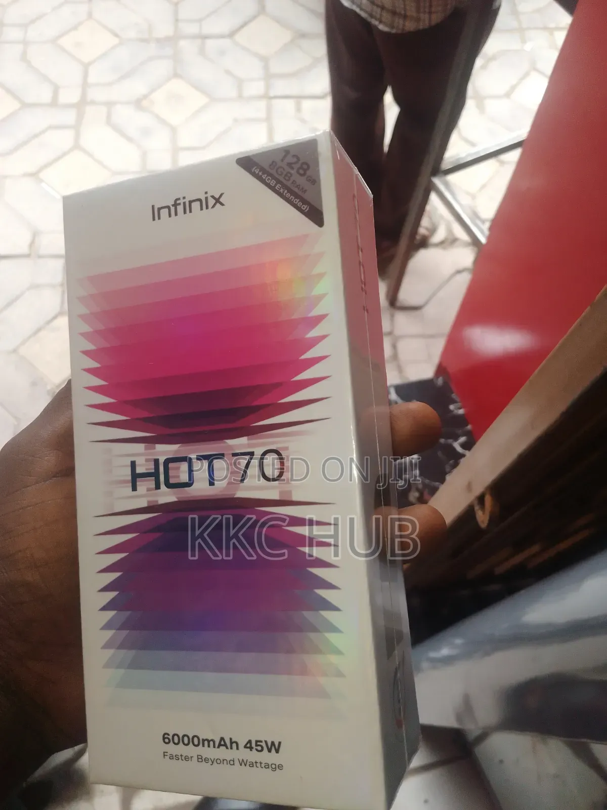 New Infinix Hot 70 128 GB Black