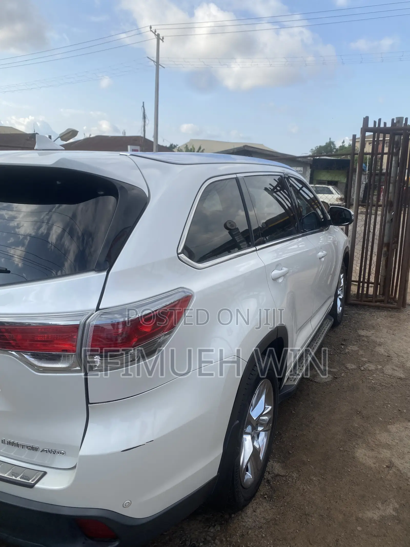 Toyota Highlander Limited 4dr SUV AWD (3.5L 6cyl 6A) 2015 White
