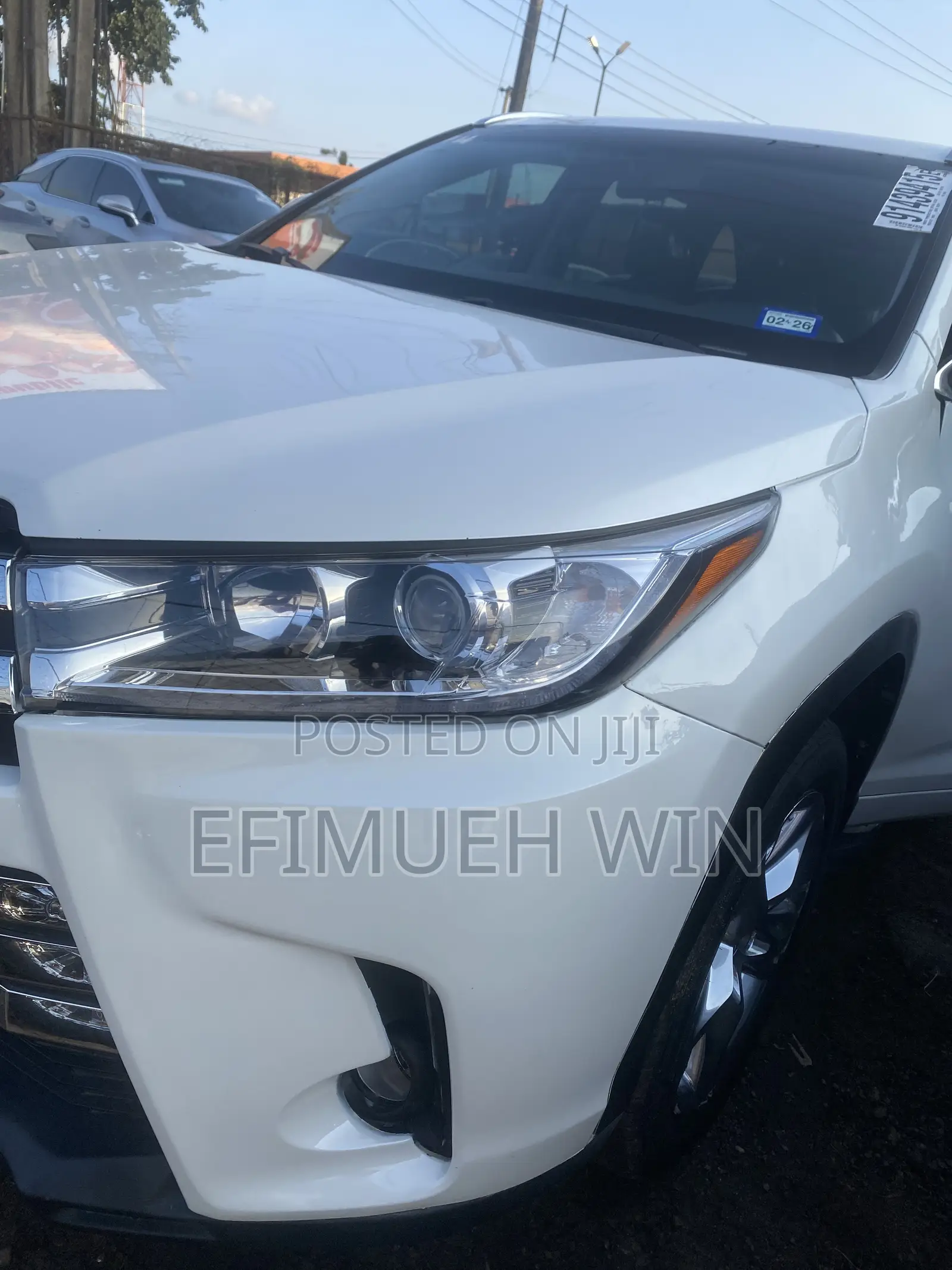 Toyota Highlander Limited 4dr SUV AWD (3.5L 6cyl 6A) 2015 White