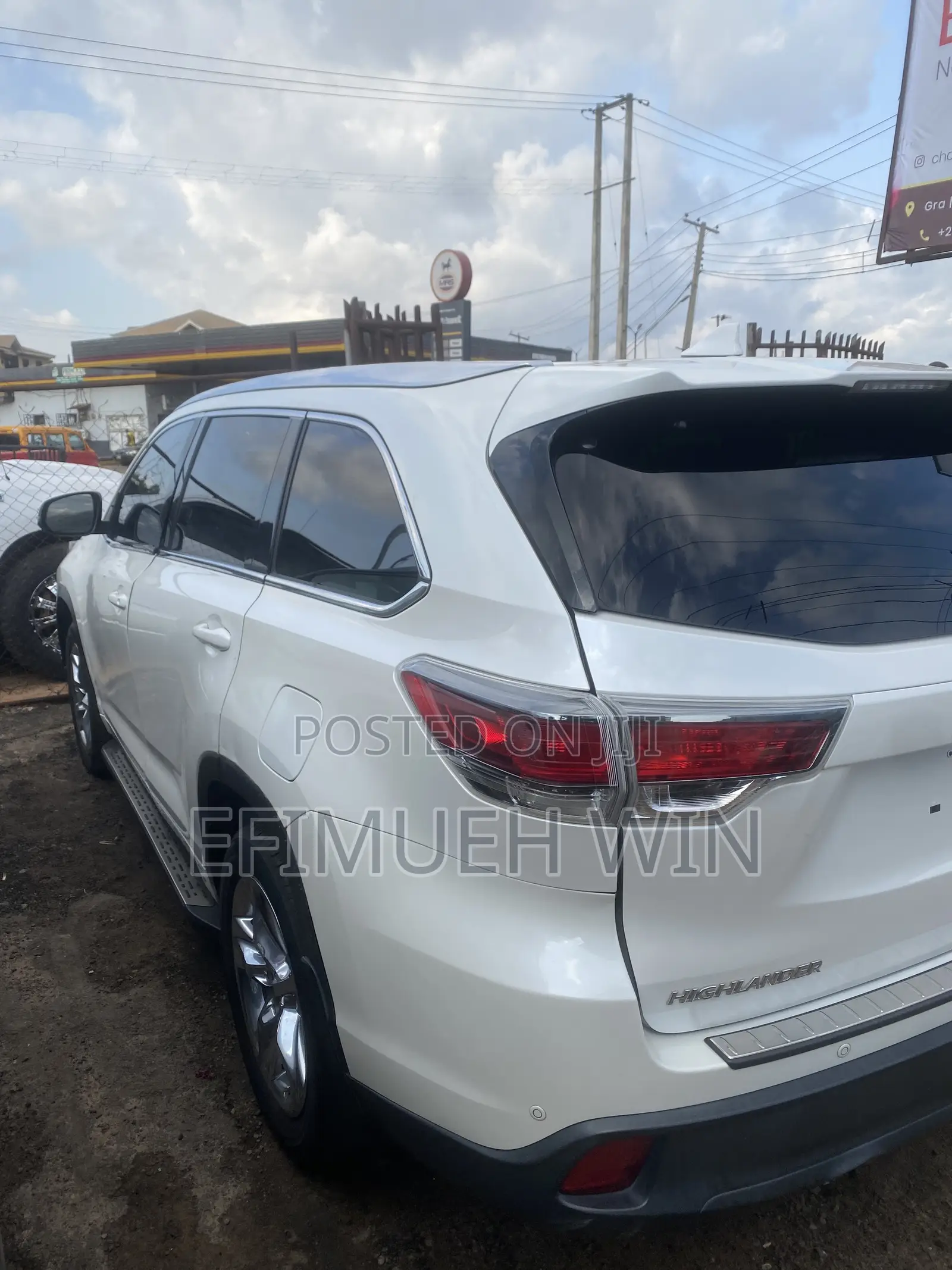 Toyota Highlander Limited 4dr SUV AWD (3.5L 6cyl 6A) 2015 White