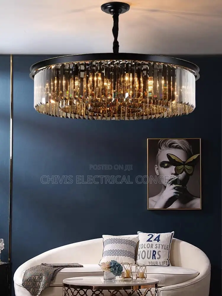 Creative Tree Branch Crystal Pendant Chandelier for Living Room