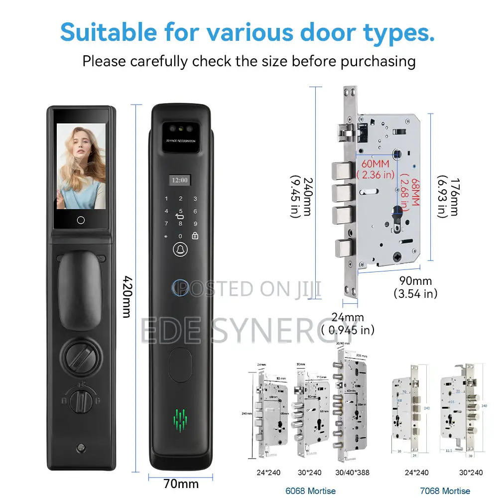 Outdoor Ai Intelligence Biometric Digital Smartlock