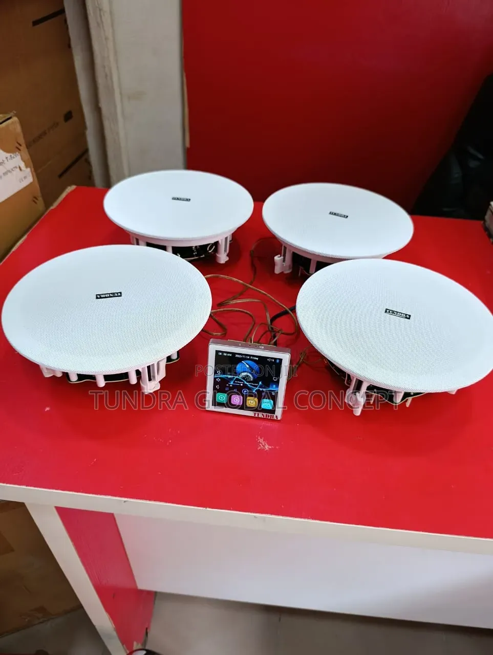Tundra Home Ceiling Speakers and Wall Amplifier
