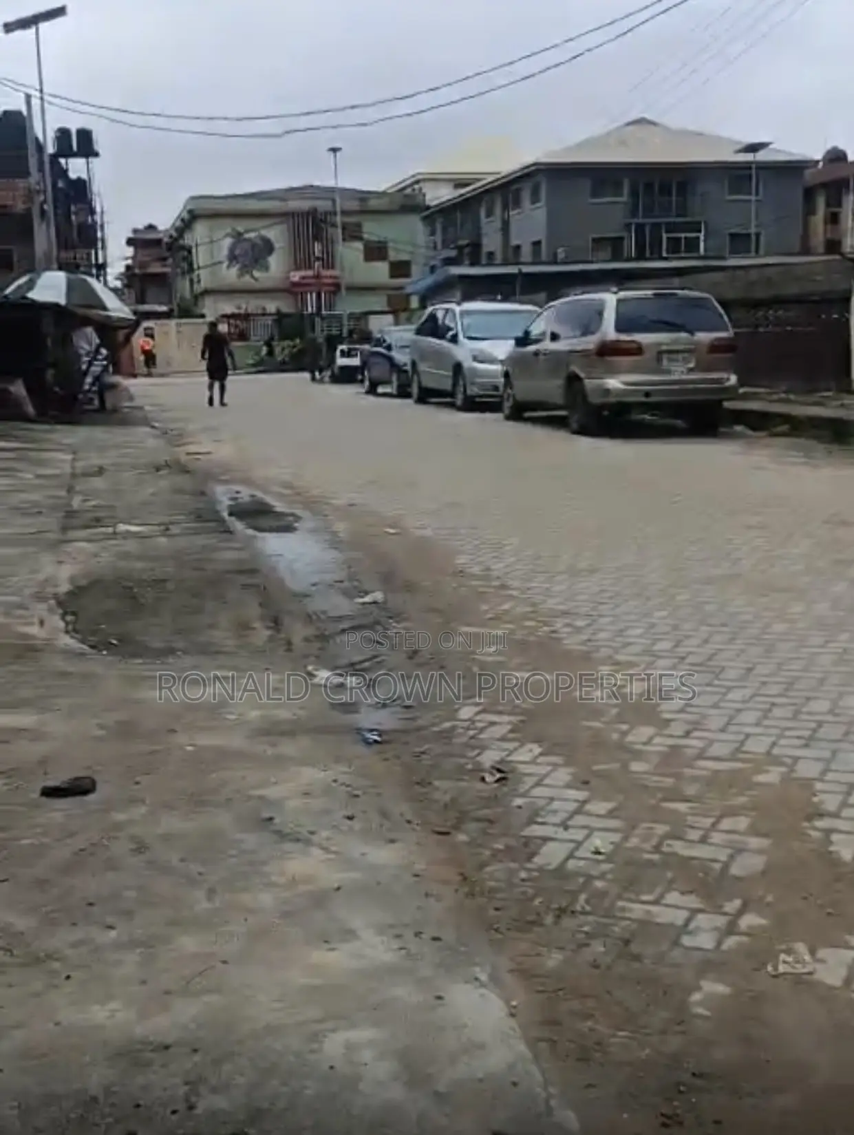 Gated Faced 700sqm of Land on Interlocking Street at Ago Palace