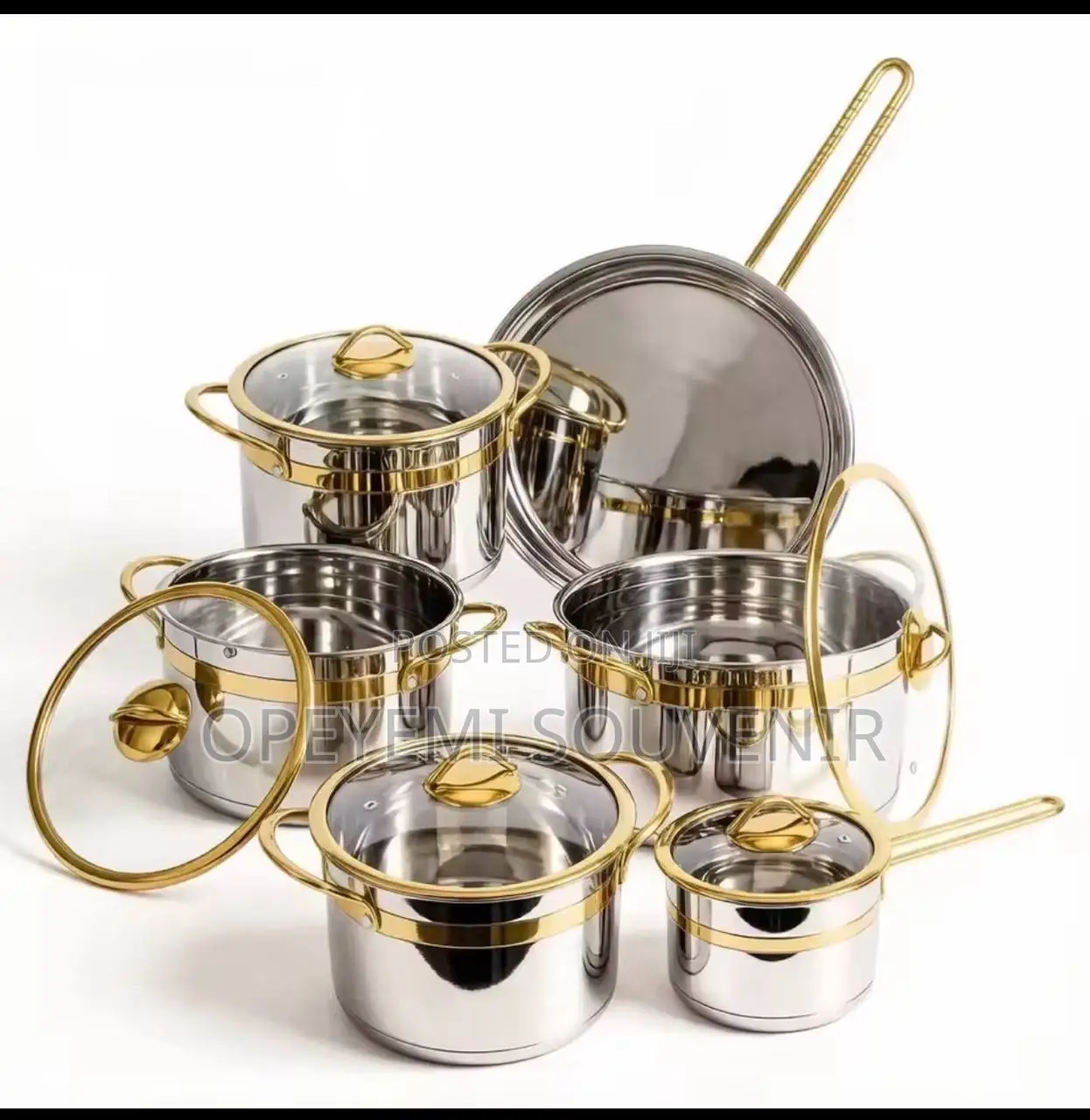 11-piece Stainless Steel Cookware Set