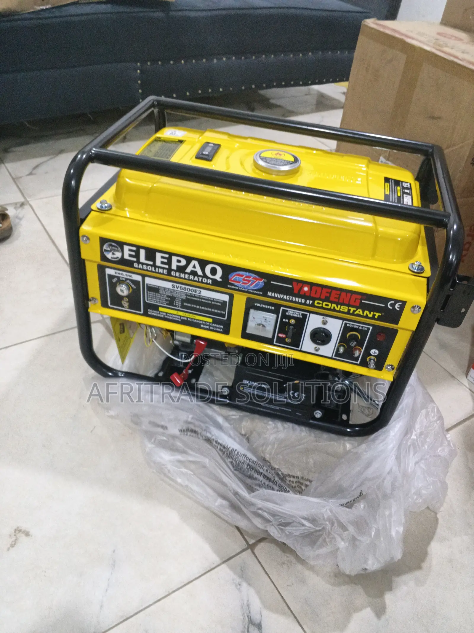 Elepaq 4.5kva Generator Sv6800e2 | Reliable Backup Power