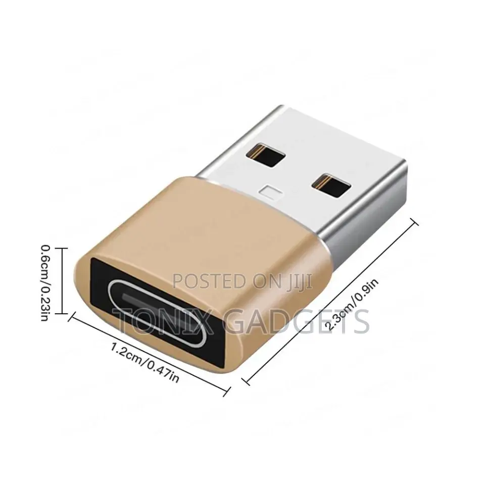 Usb Male to Type-C Female Adapter Converter (Model: G)