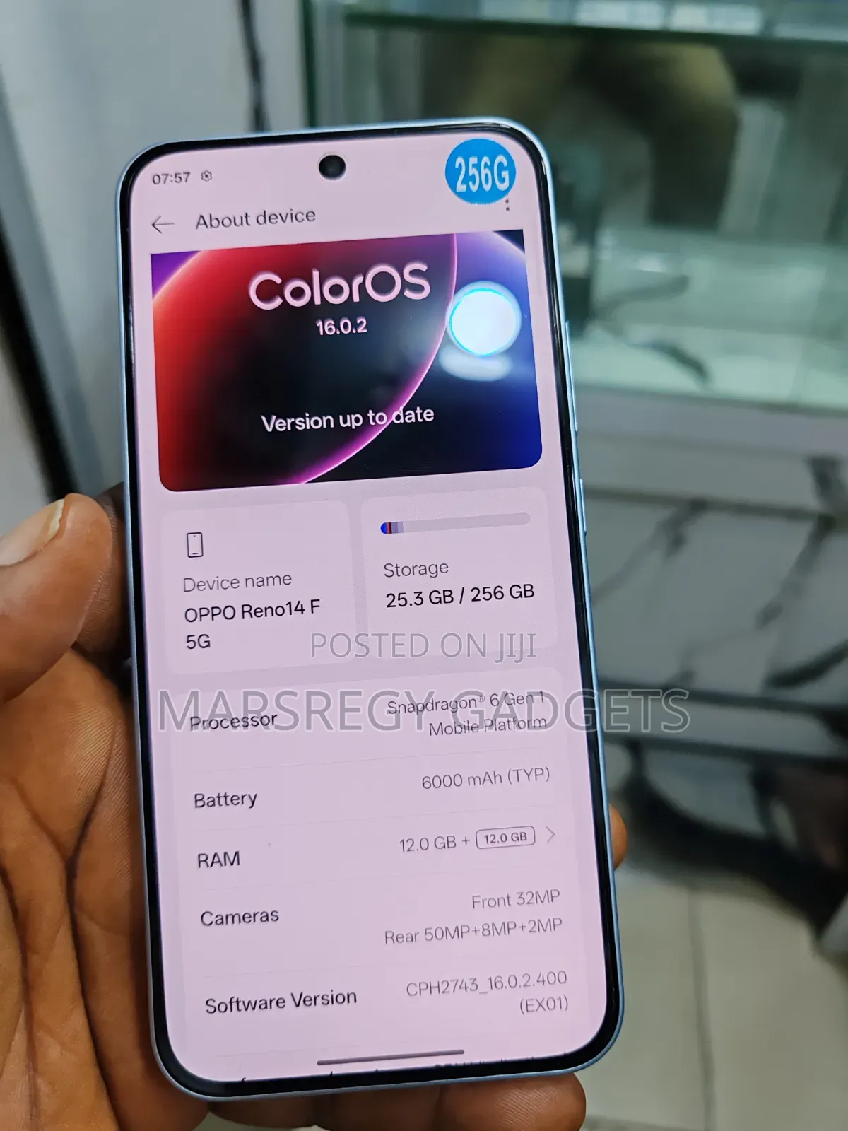 Oppo Reno14 F 256 GB Silver