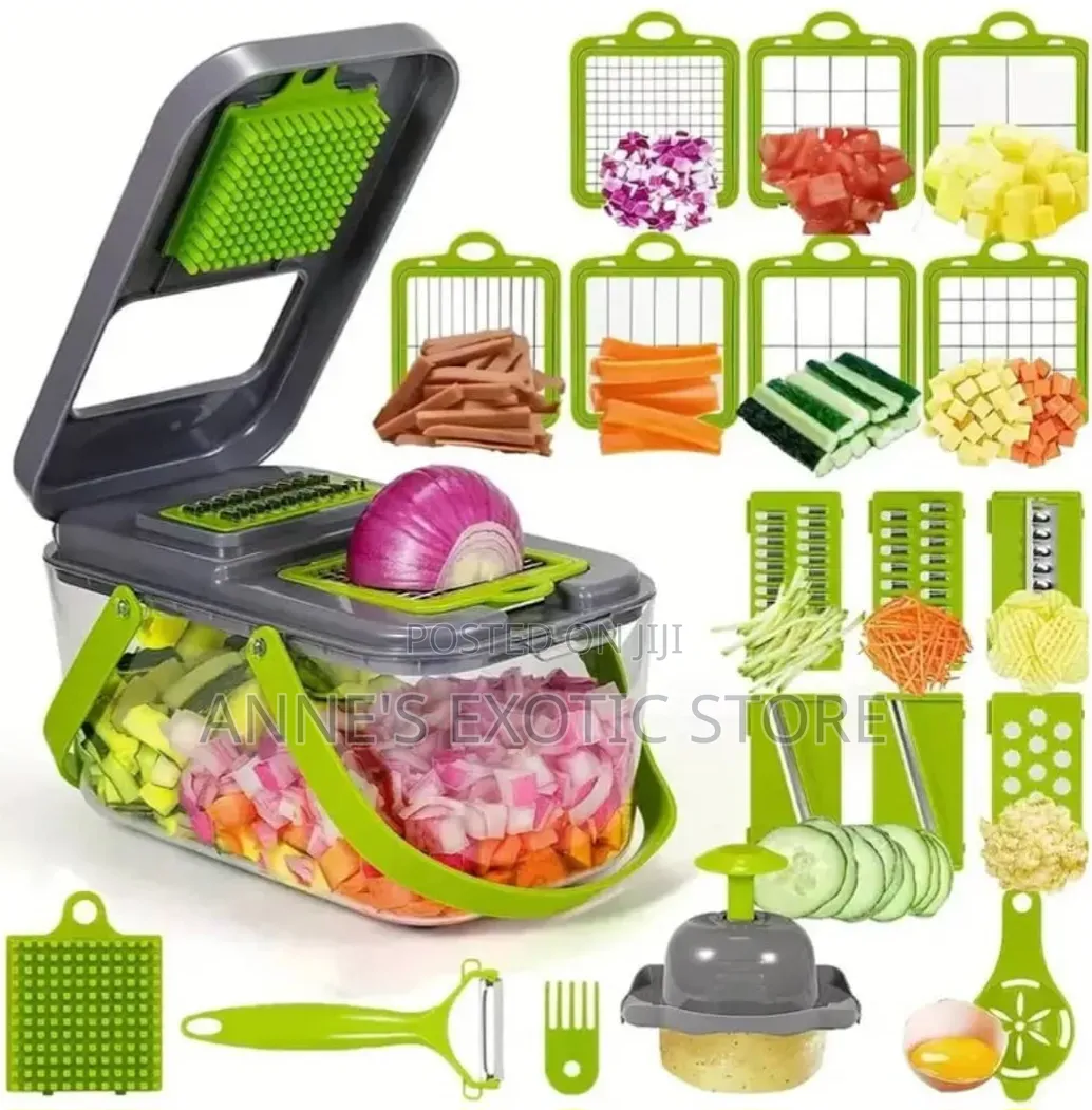 22-in-1 Multifunctional Vegetable Chopper Slicer Set