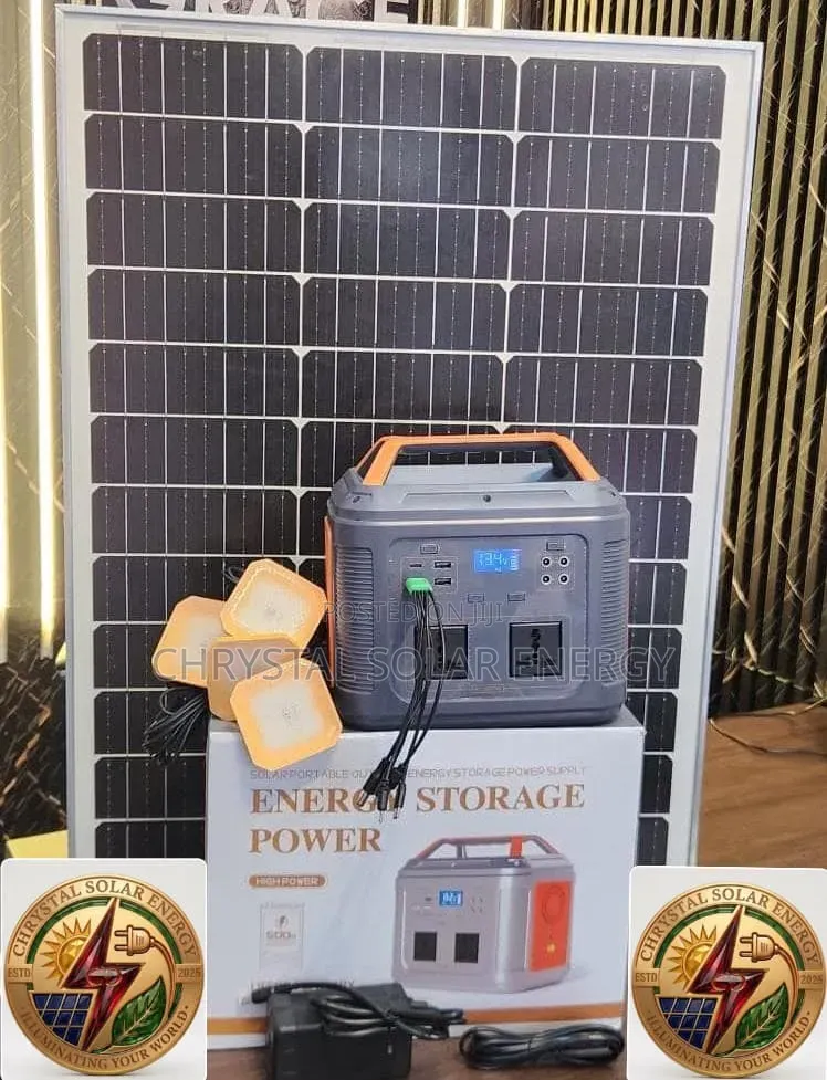 500watts Solar Generator With 35ah Battery Capacity Free Solar Panel
