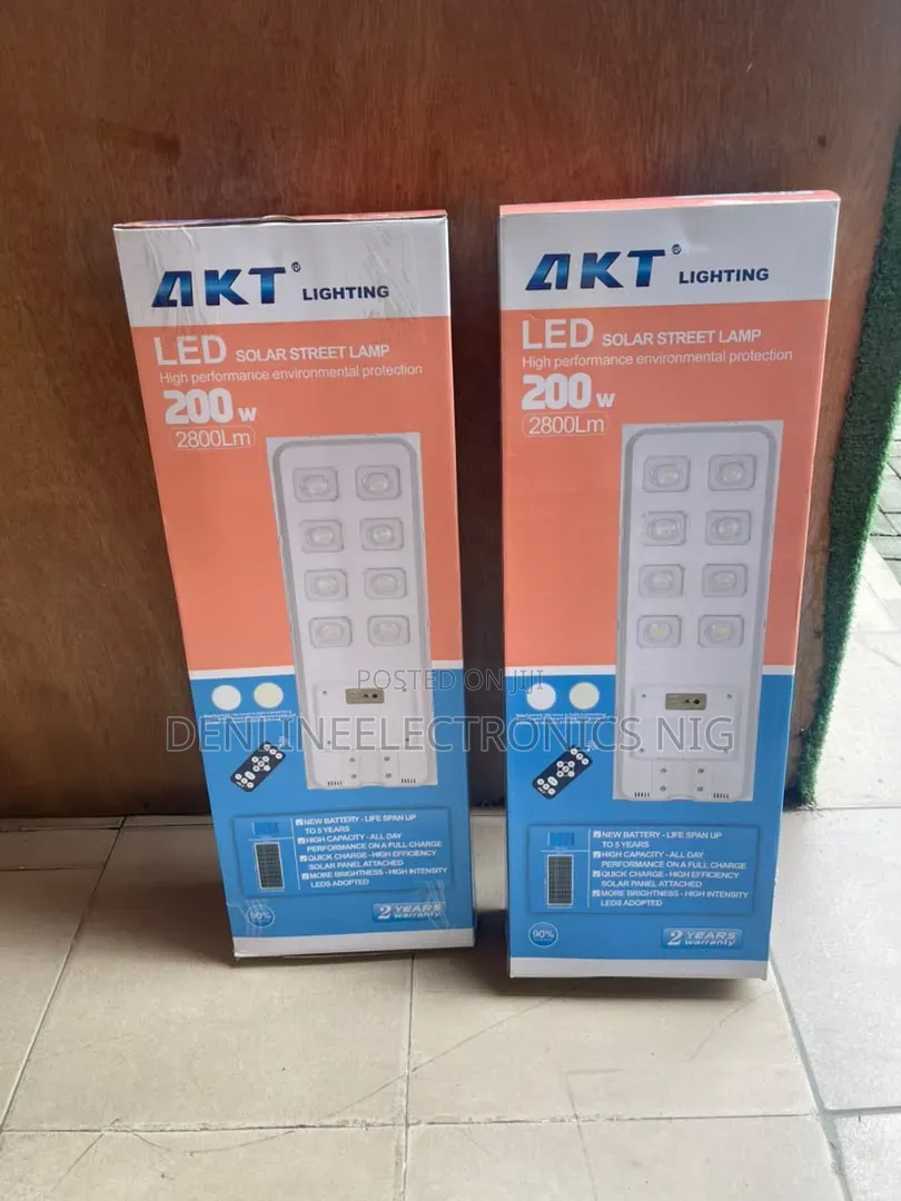 Brand New Original Akt Lighting Led Solar Street Lamp