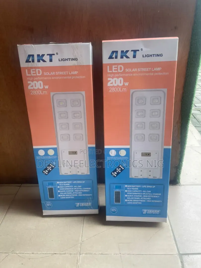 Brand New Original Akt Lighting Led Solar Street Lamp