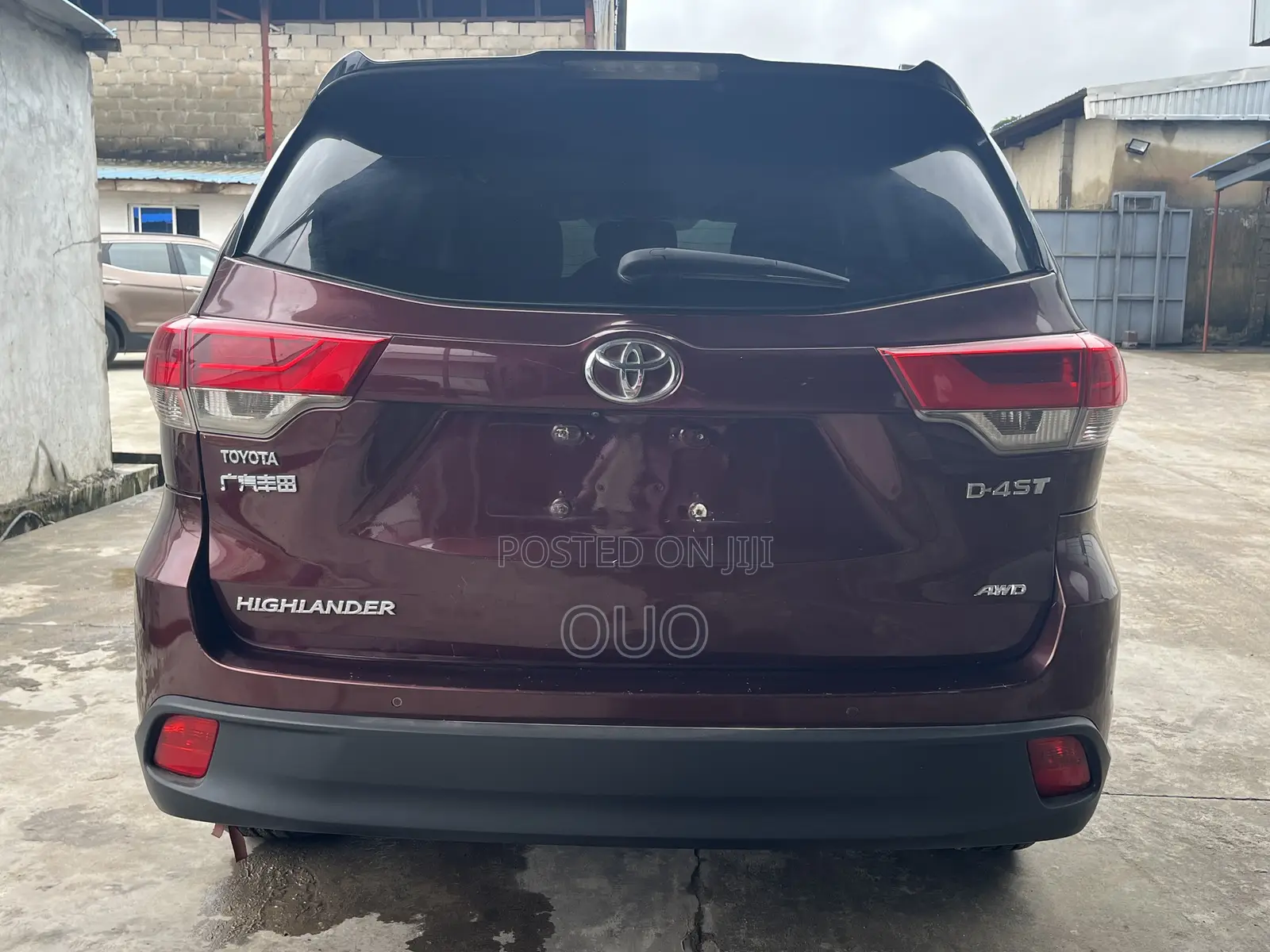 Toyota Highlander 2018 Burgundy
