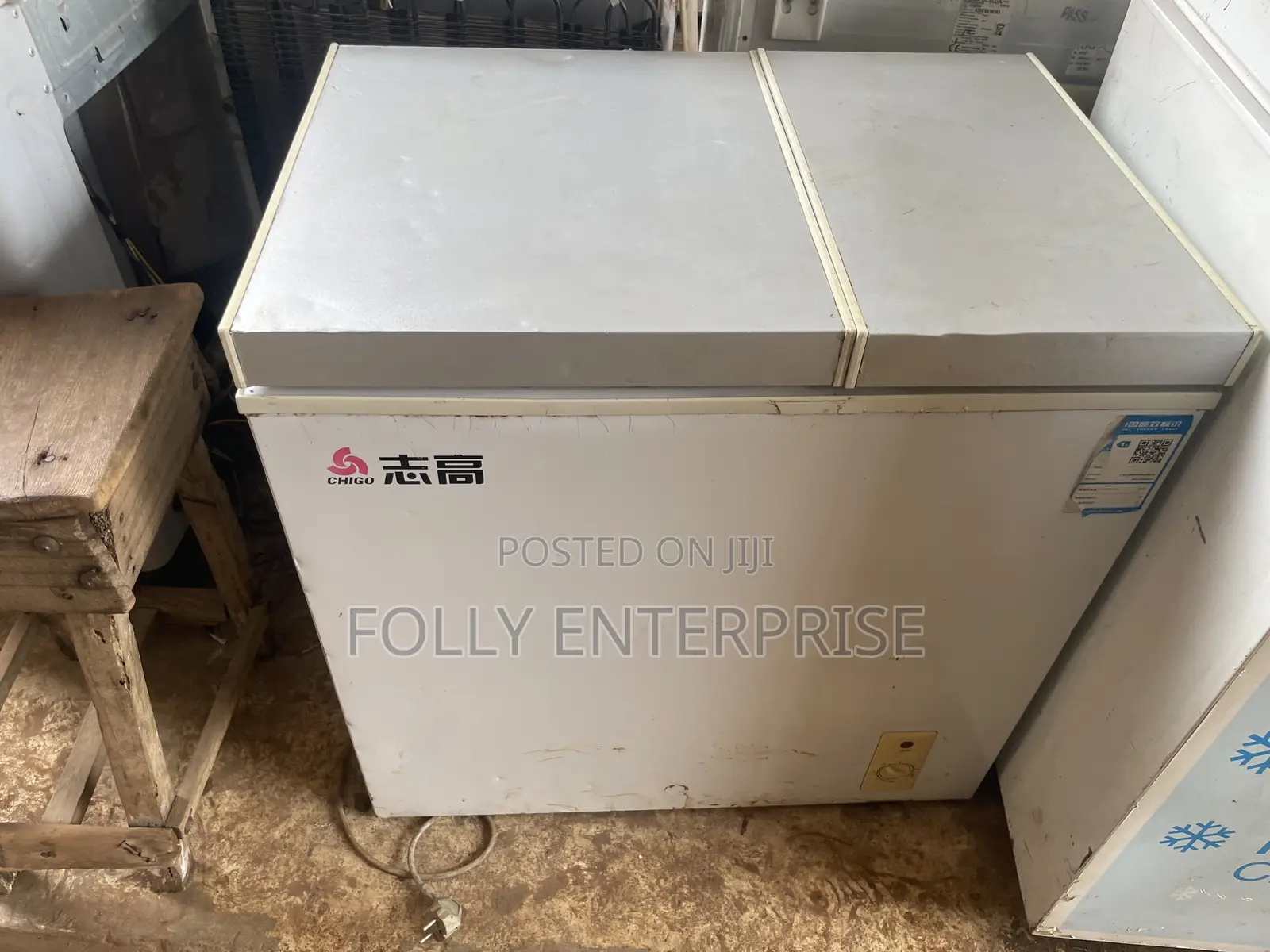 Double Door Mini Chest Freezer
