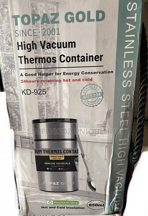 Topaz Supreme High Vacuum Insulated Food Flask (850ml)