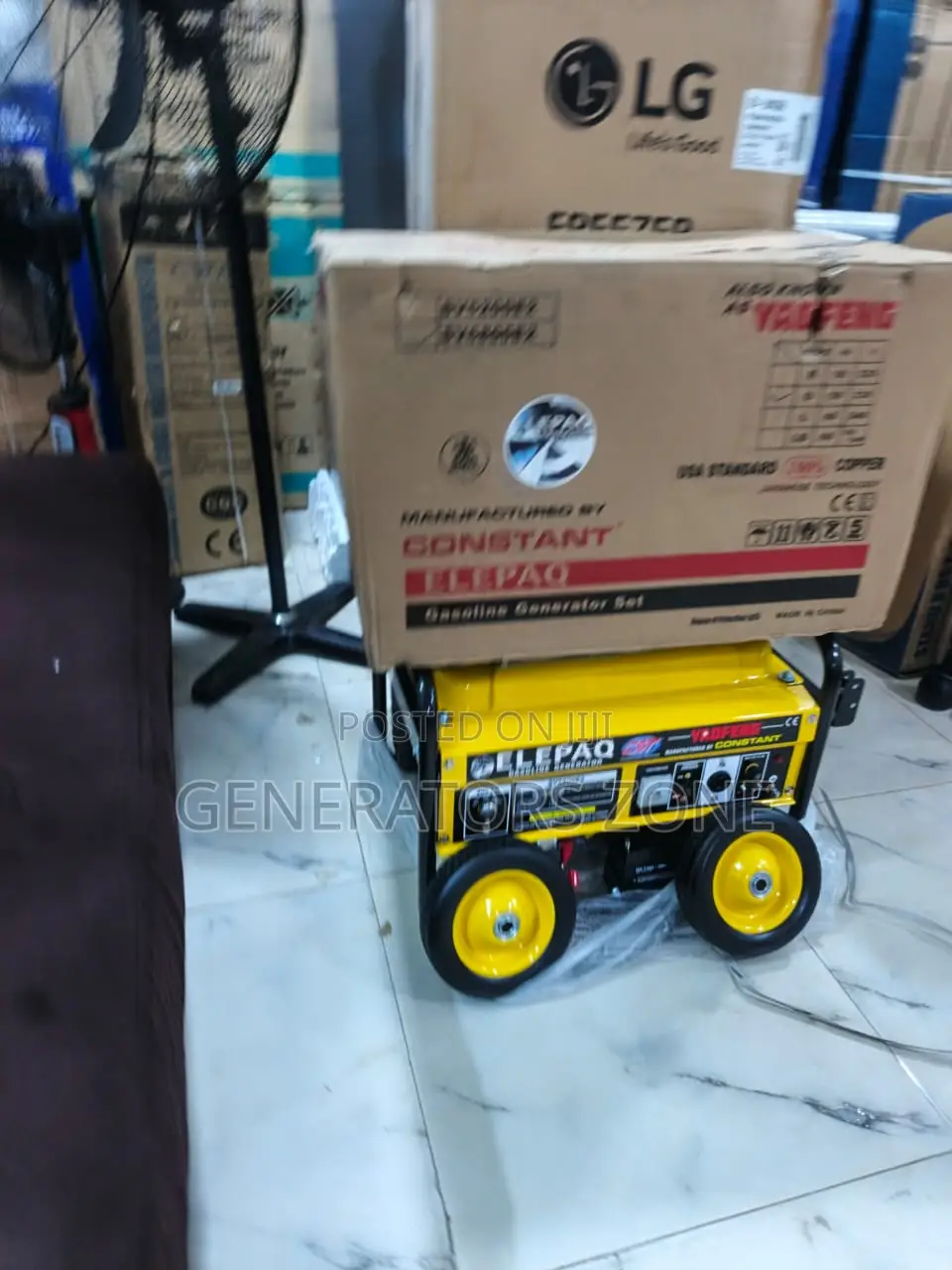 Quiet Running Elepaq 4.5kva Automatic Generator Model Sv6800e2
