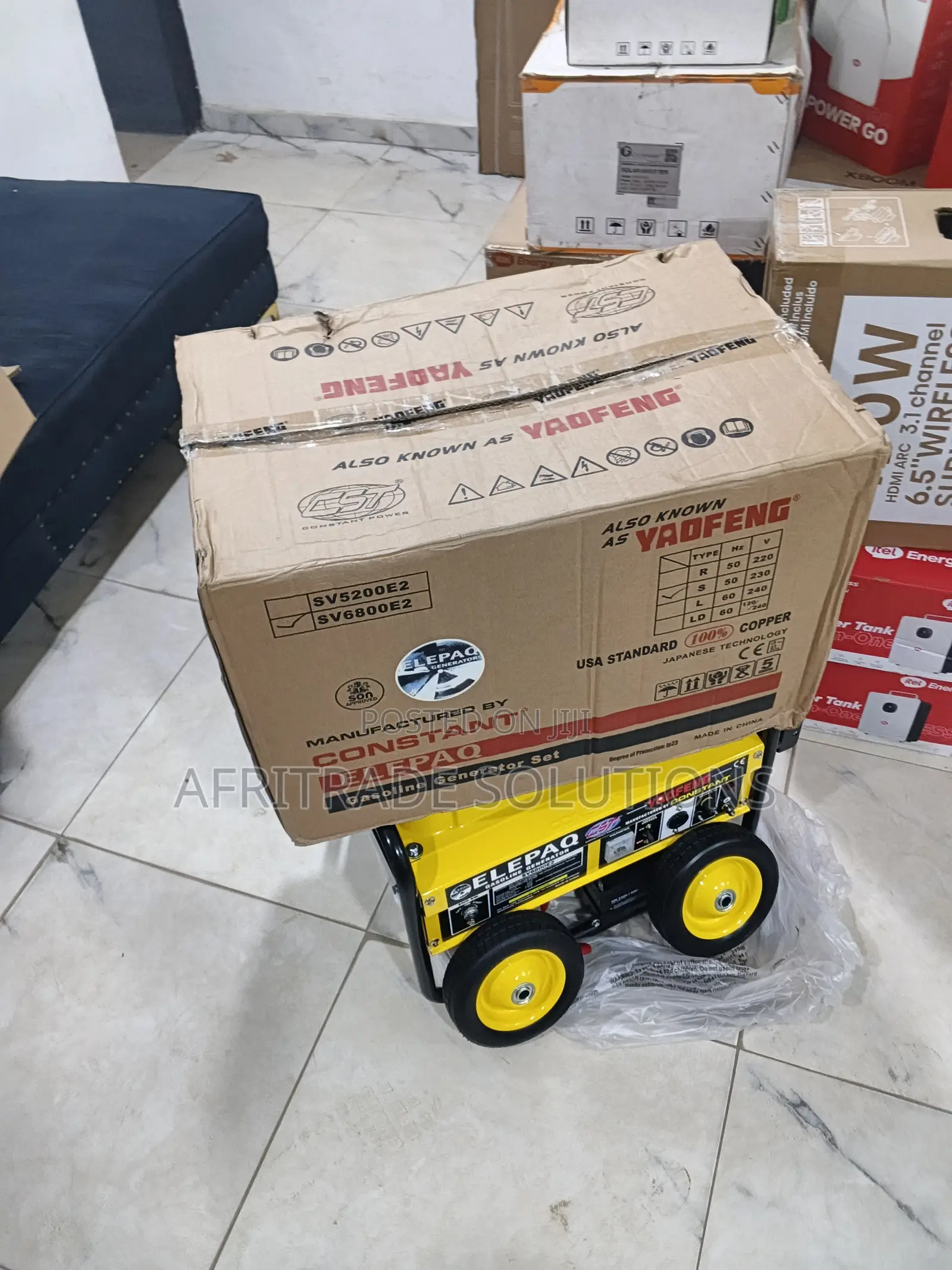 Elepaq 4.5kva Petrol Generator Sv6800e2 | Low Noise