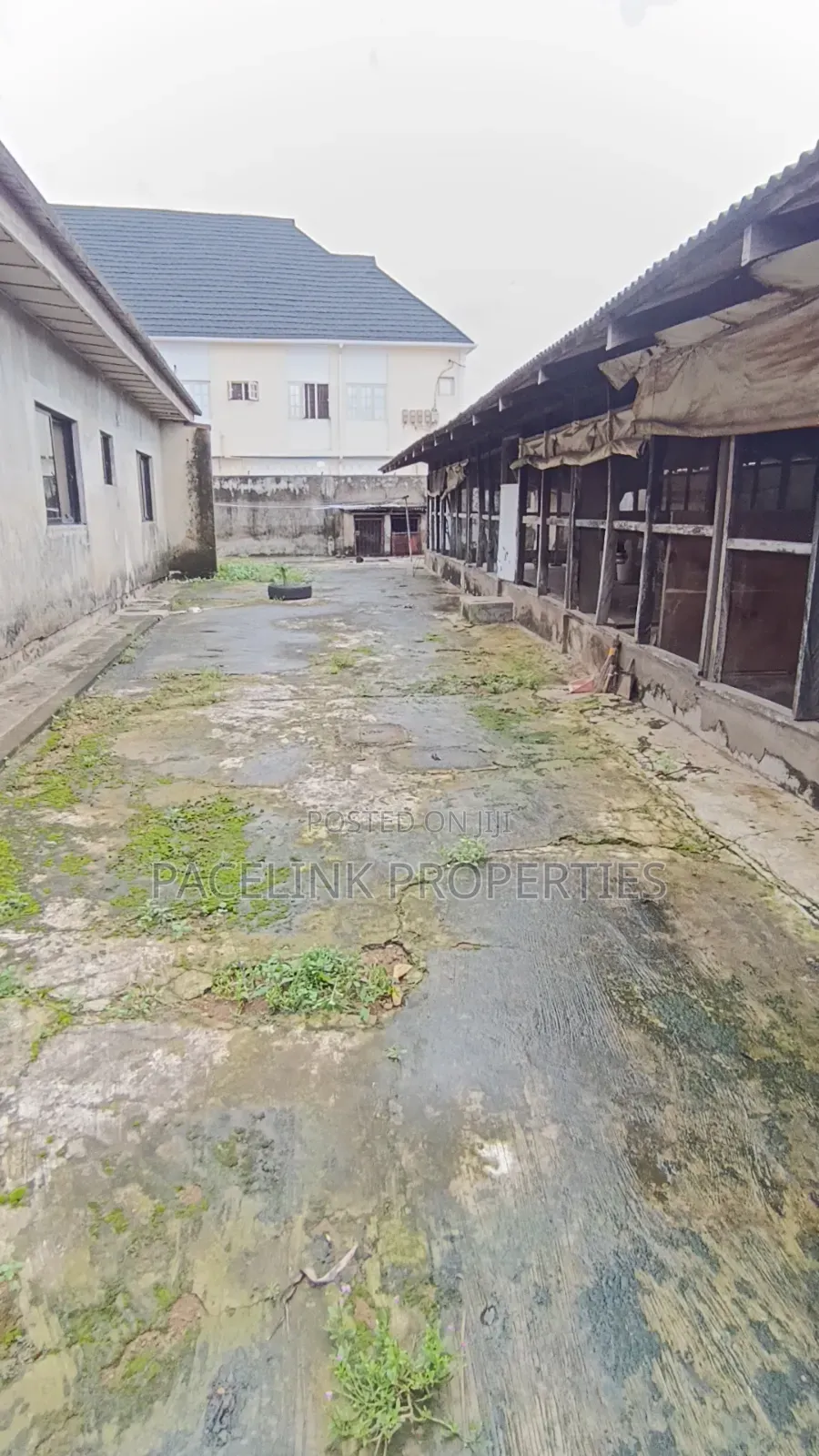 Half Plot of Land Fence With Gate in a Gated Estate.