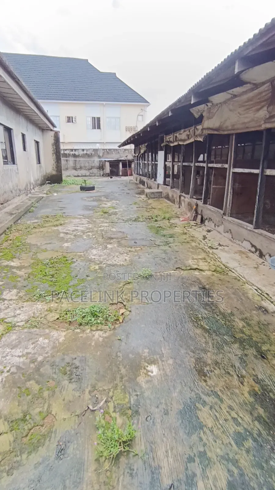 Half Plot of Land Fence With Gate in a Gated Estate.