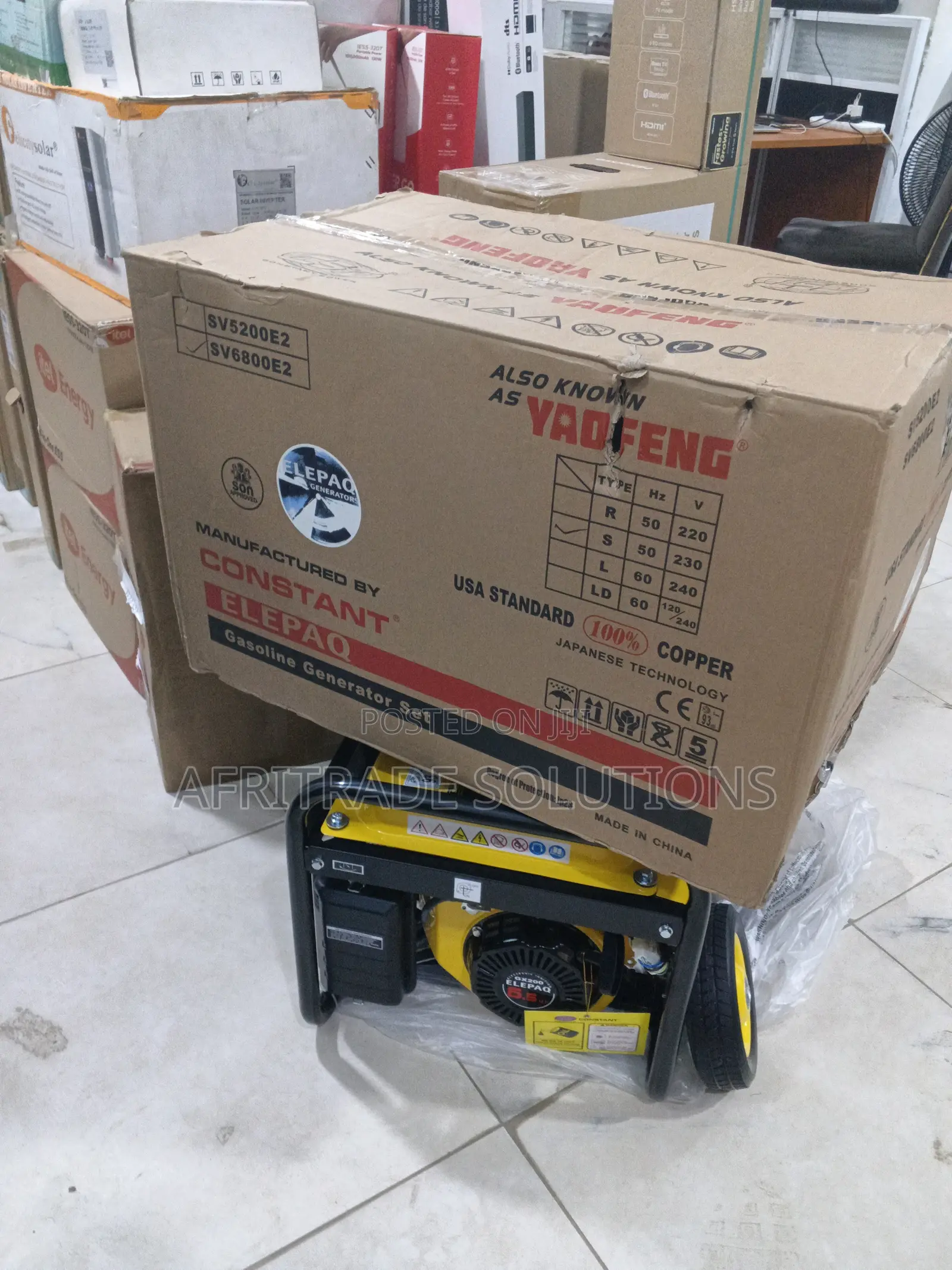 Elepaq Sv6800e2 | Automatic Start Generator 4.5kva