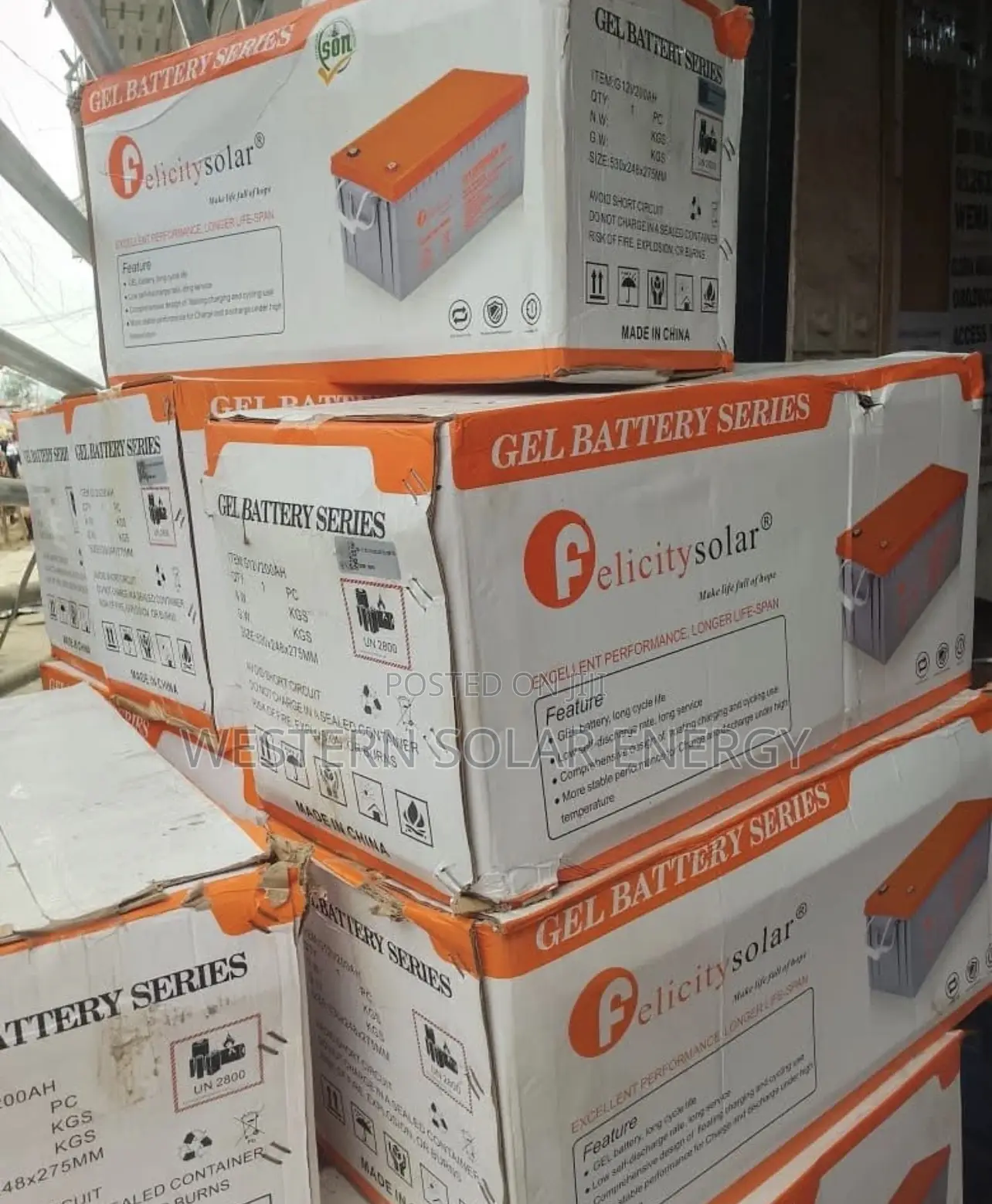 200ah Felicity Dry Cell Batteries