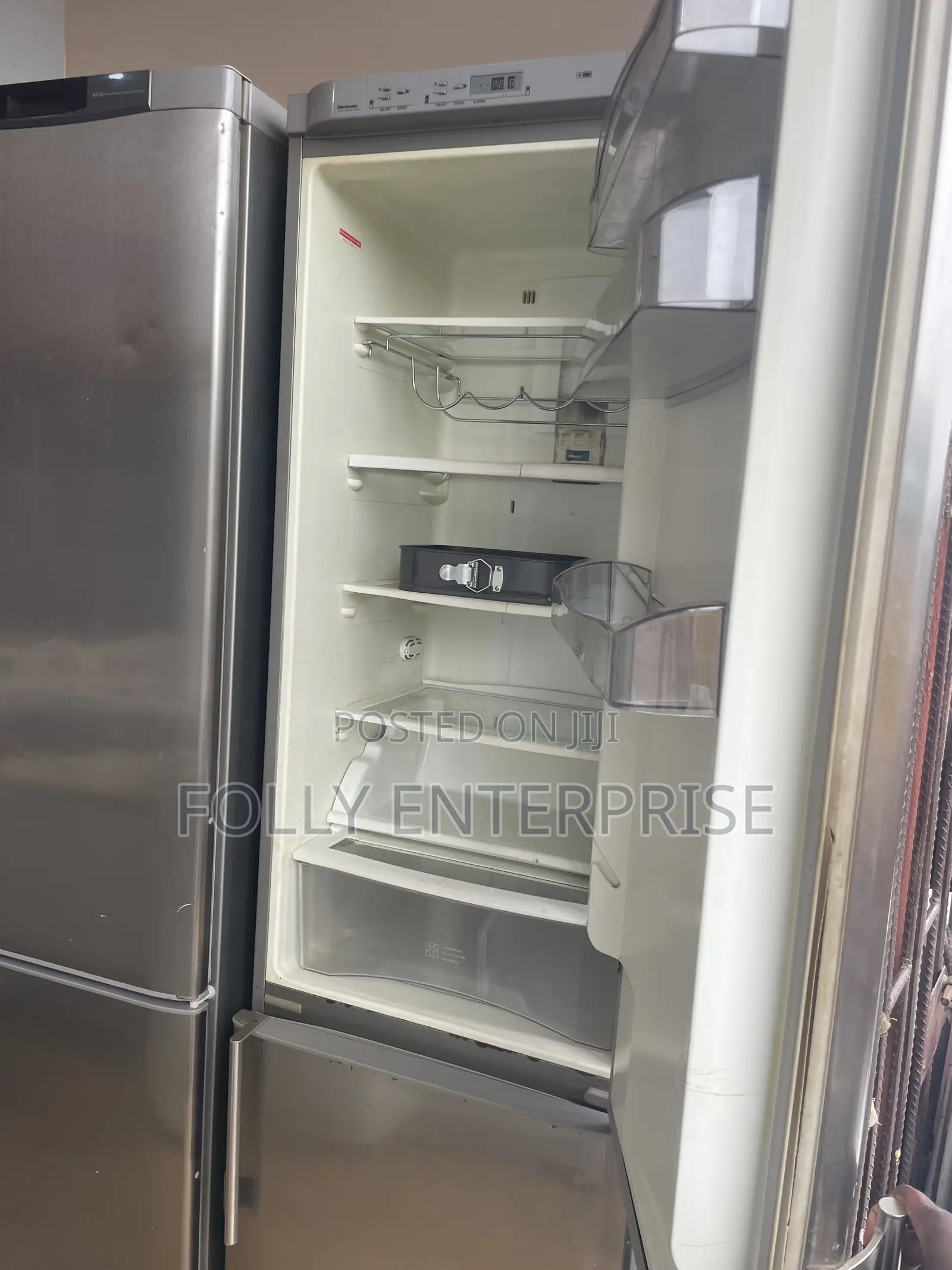 Stainless Steel Fagor Double Door Refrigerator
