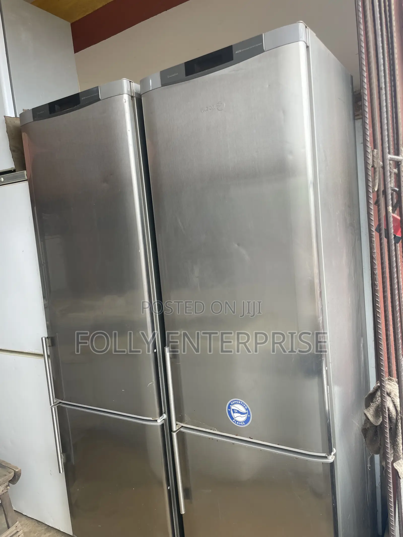 Stainless Steel Fagor Double Door Refrigerator