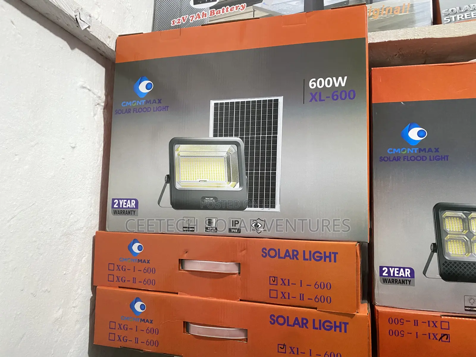 600w Cmontmax Solar Flood Light