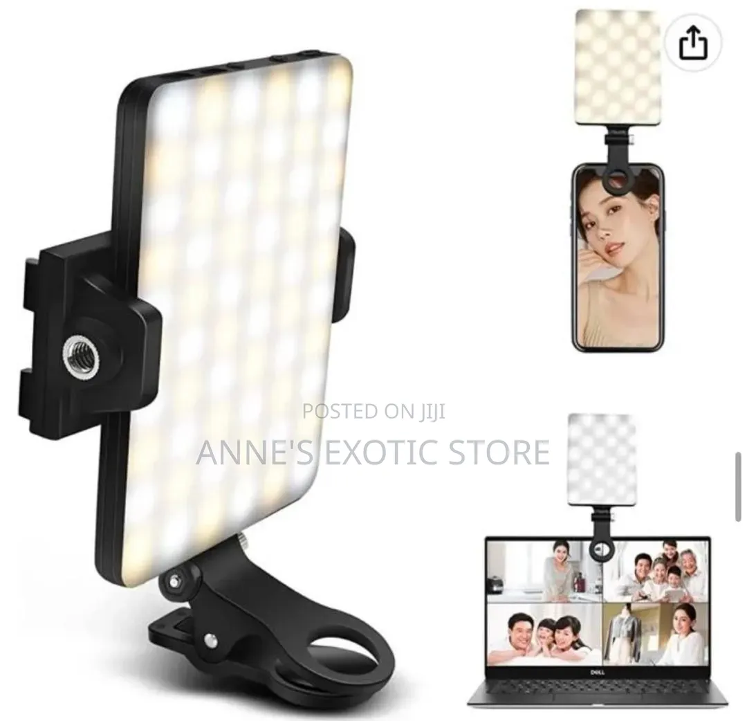 Rechargeable Clip-on Led Selfie Fill Light for Phone Laptop