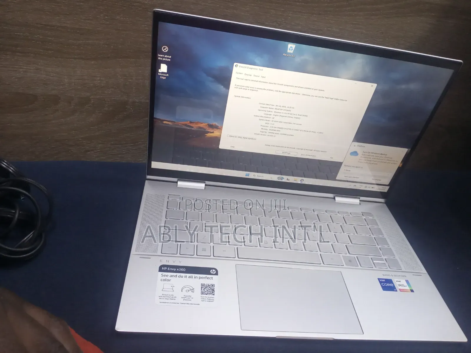 Laptop HP Envy 15 16GB Intel Core i7 SSD 512GB