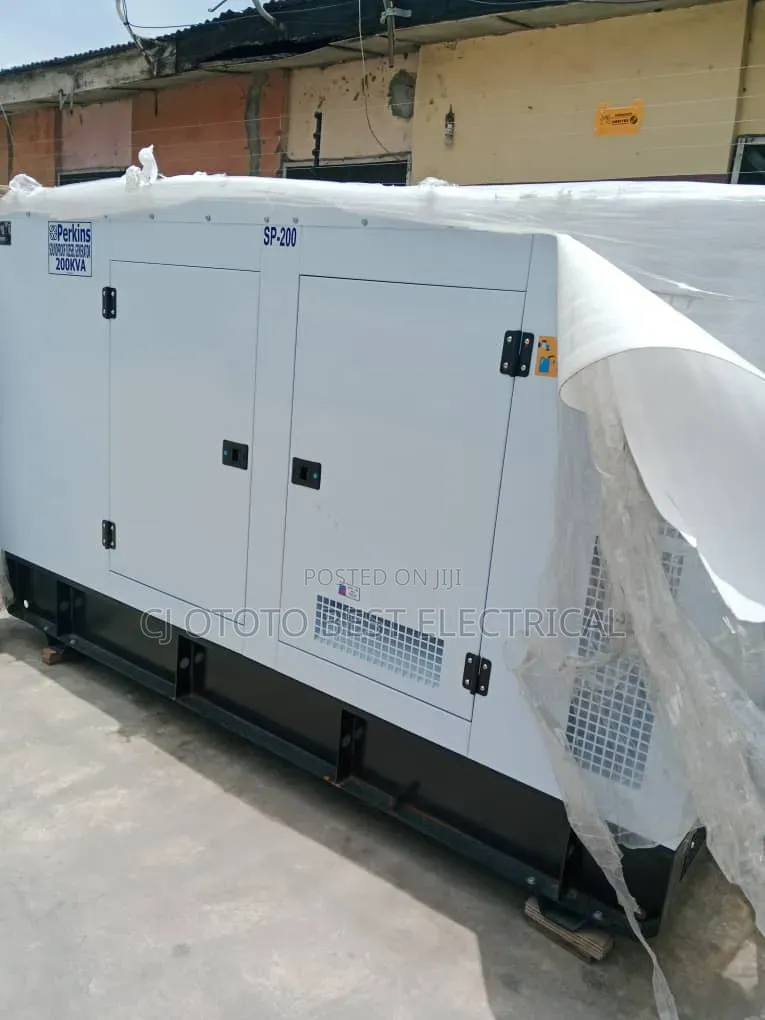 200kva Perkins Generator Soundproof Brand New, Now Available