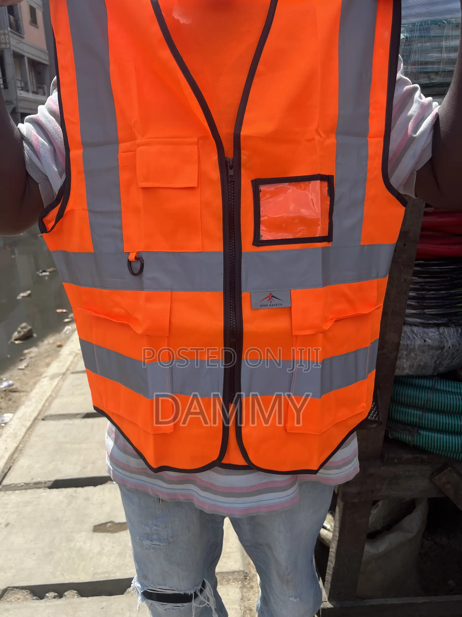 Zion Safety Brand Orange High-visibility Safety