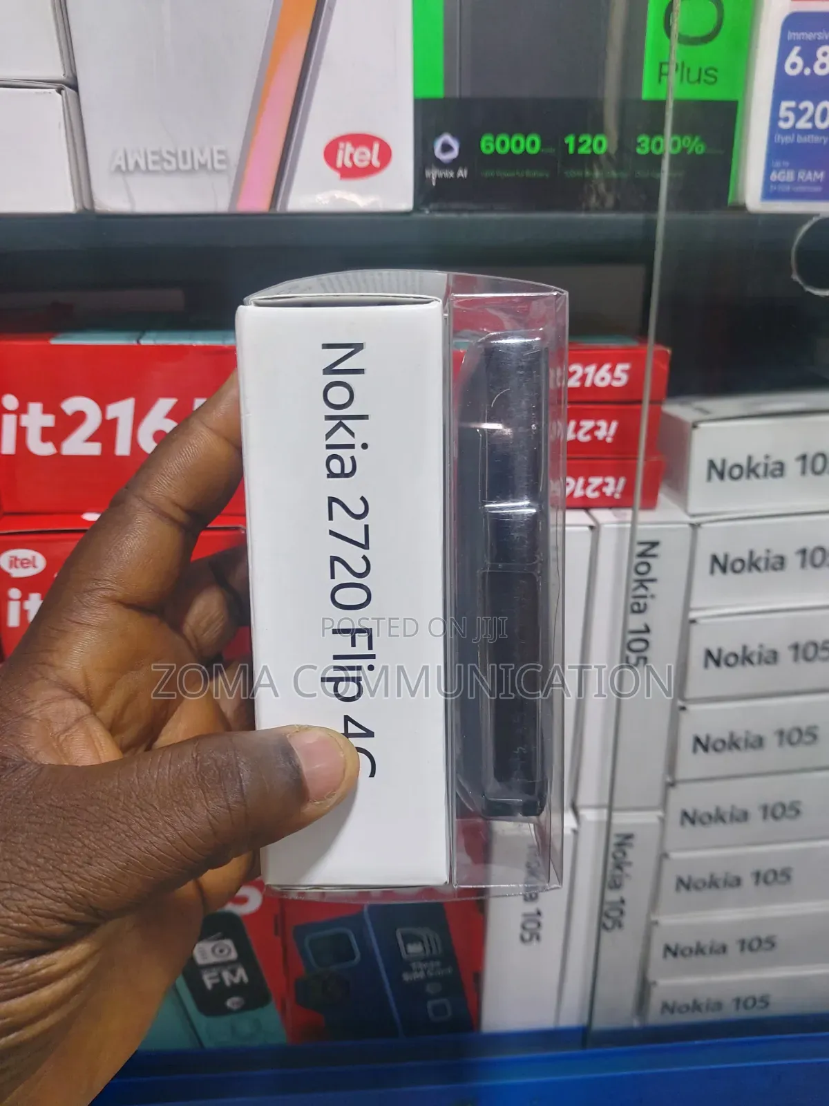 New Nokia 2720 Flip 512 GB Black