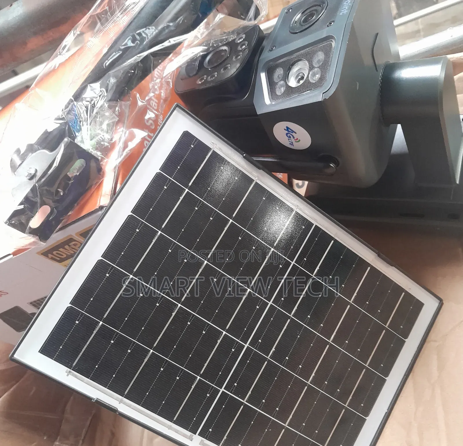 High Performance Solar Powered Dual Lens 4g Simcard CCTV Camera