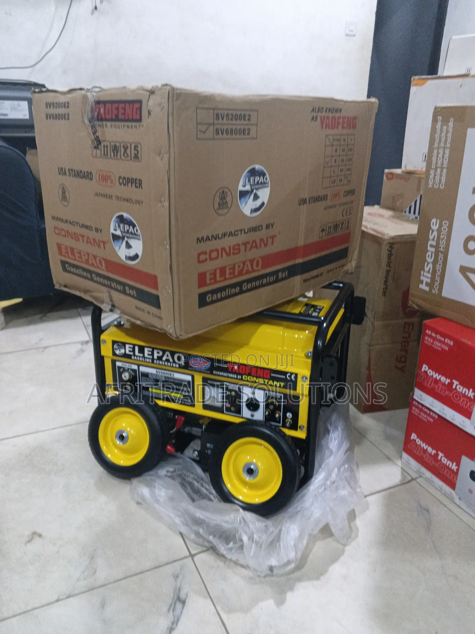 Elepaq 4.5kva Generator Sv6800e2 | Premium Petrol Generator