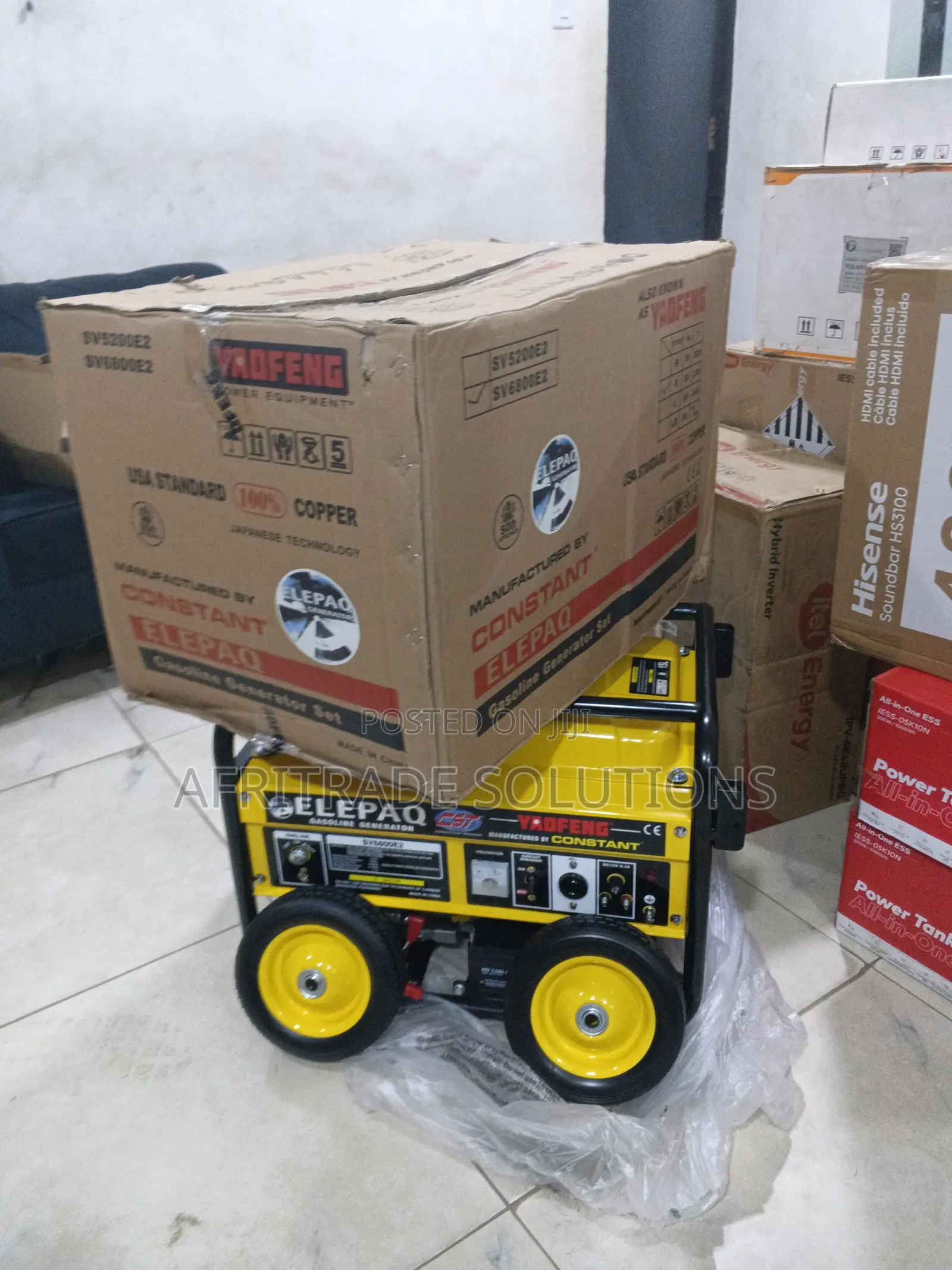 Elepaq 4.5kva Generator Sv6800e2 | Premium Petrol Generator