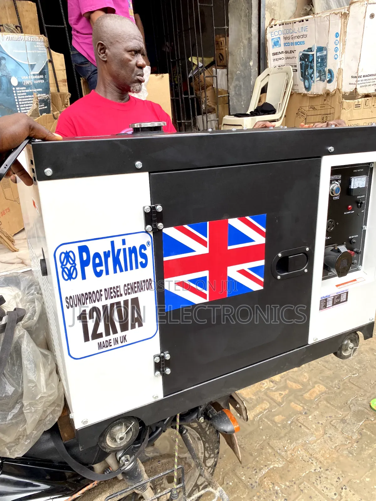 12kva Perkins Soundproof Diesel Generator – Made in Uk
