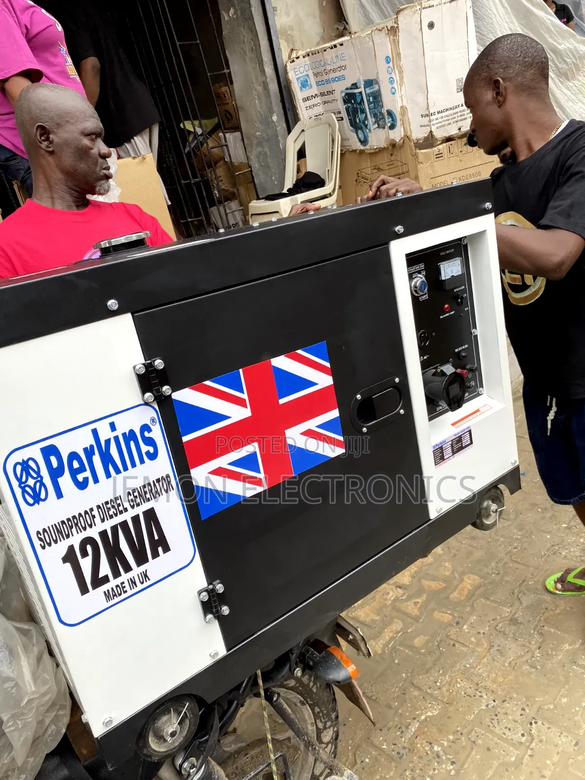 Original 12kva Perkins Silent Diesel Generator Uk Engine