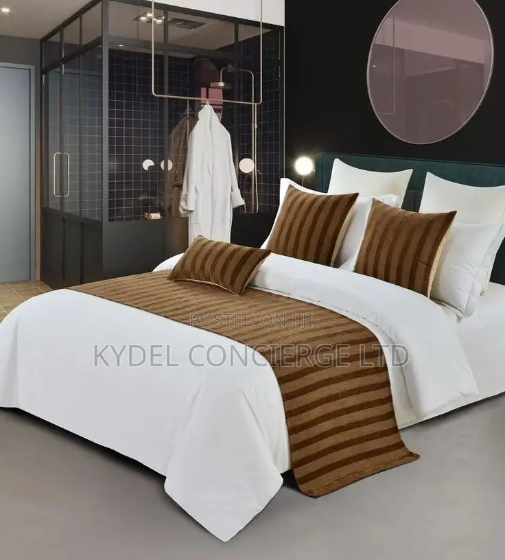 Luxury Hotel Quality 100% Cotton White Bedding Set