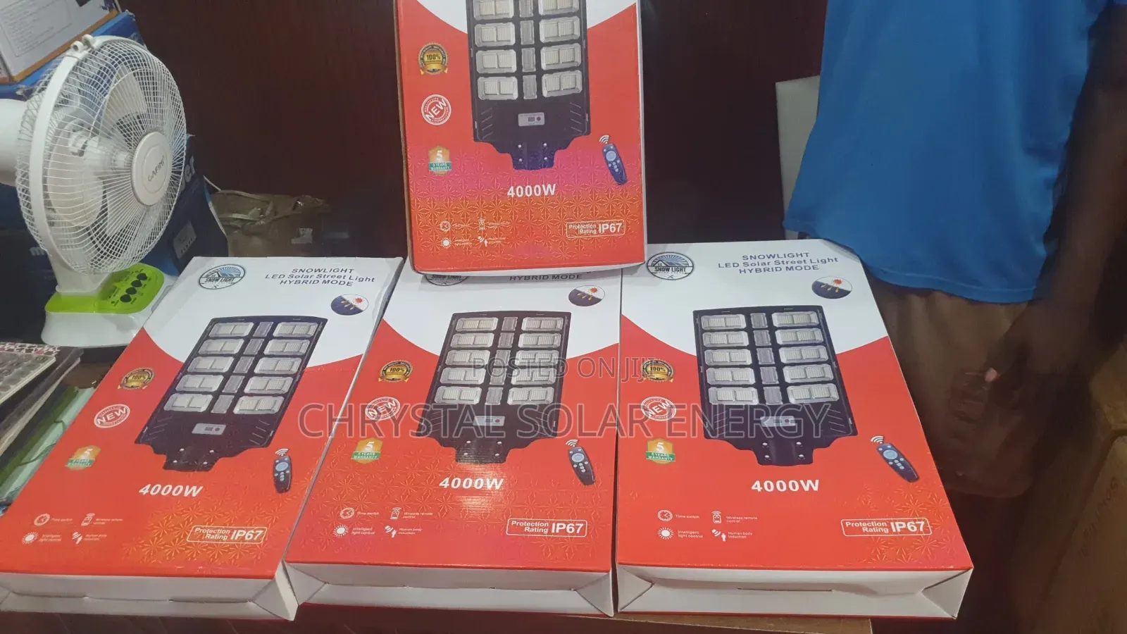 25eyes 4000watts Solar Street Light With Remote Control Features