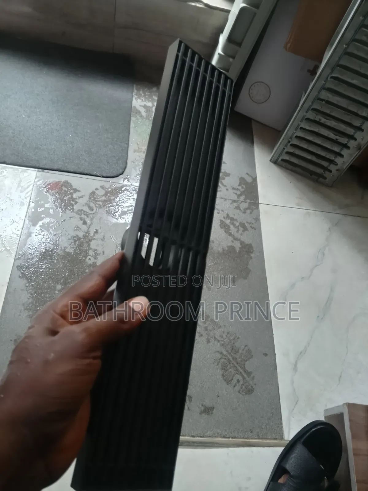 20cm Black Line Floor Drain