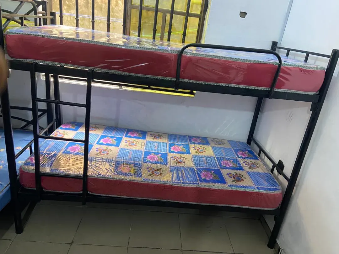 Solid Nigerian Double Bunk Bed.