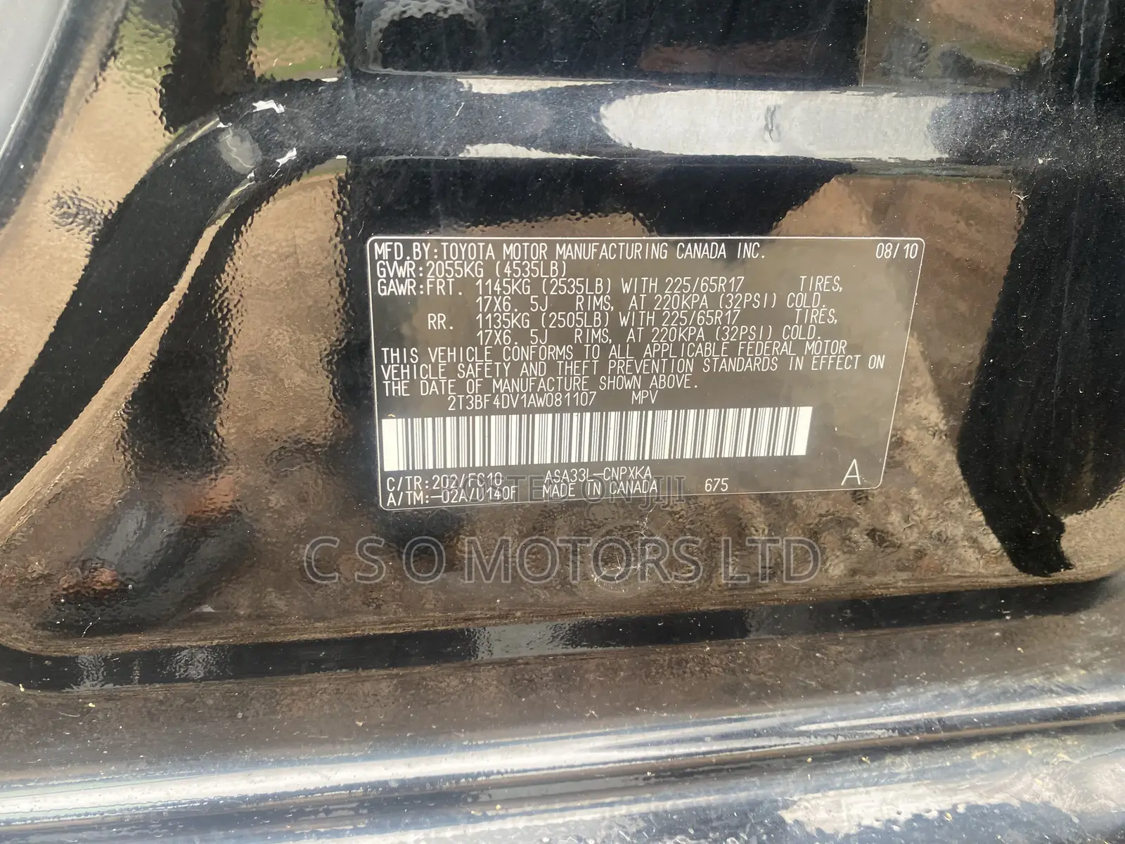 Toyota RAV4 2011 Black
