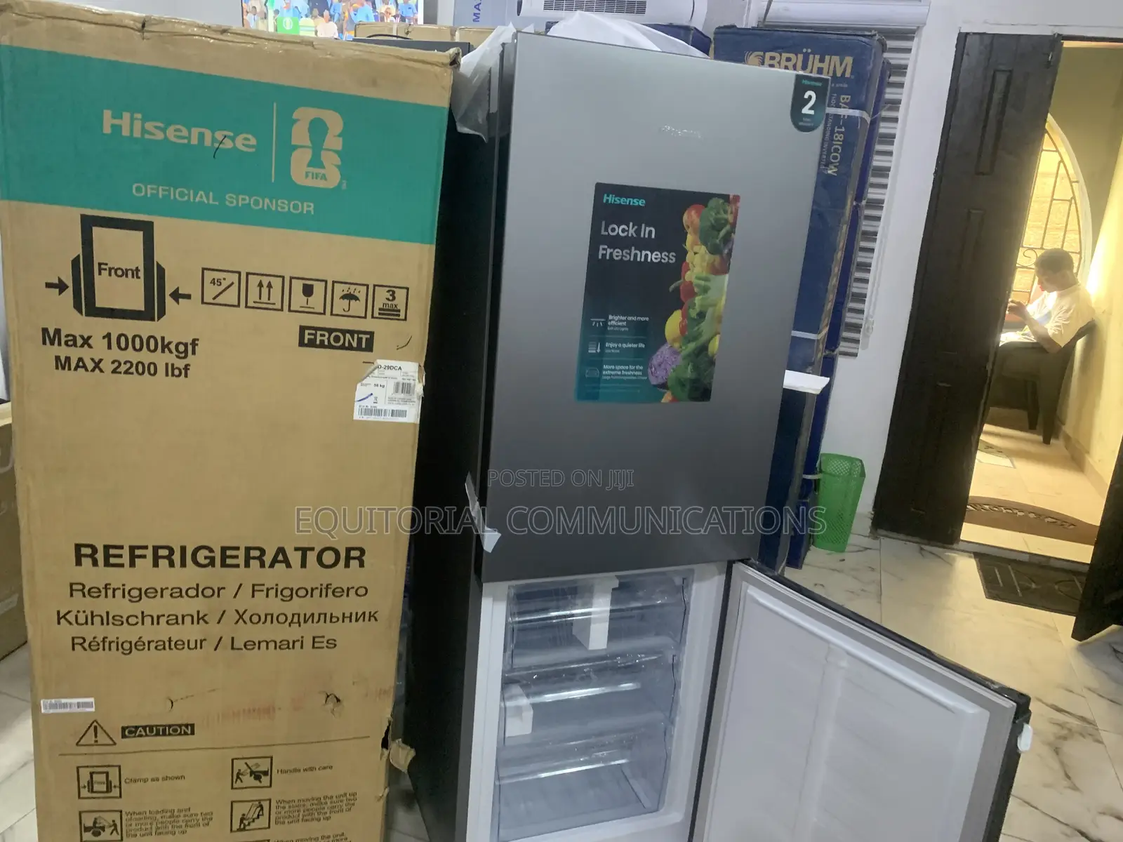 Hisense Rd-29dca Double Door Refrigerator 225l