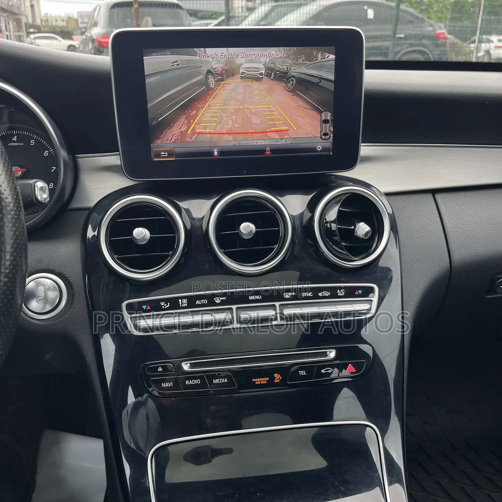 Mercedes-Benz C400 4Matic AWD Sedan (3.0L V6 7A) 2015 Black